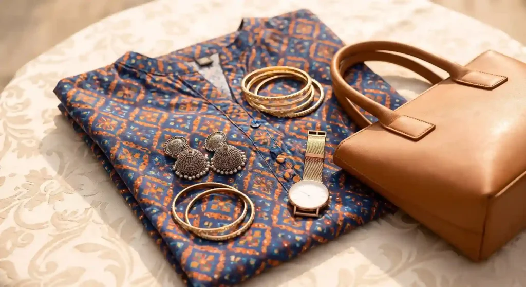 Accessories for styling a Pakistani summer outfit