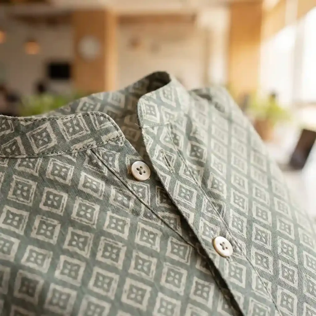 printed cotton cambric suit for women